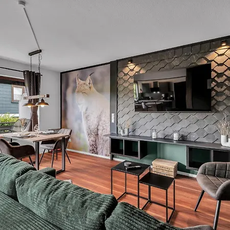 Stanma Luchspartment Ruhig Und Zentral Mit Grossem Balkon Und Kostenlosem Parkplatz Braunlage Exterior photo
